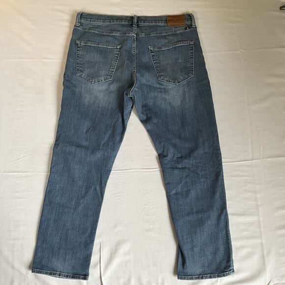Lucky Brand Men's 410 Athletic Slim Fit Blue Jeans 36x30 Denim 28.5 Inseam - Picture 4 of 5